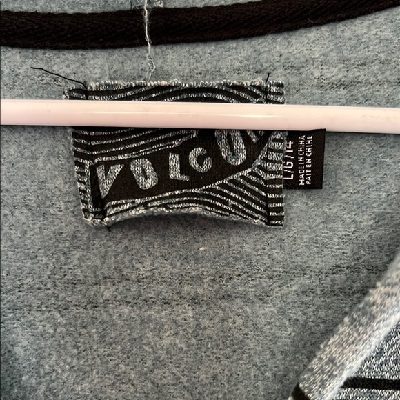 Volcom Blue Striped Hoodie - Picture 3 of 5